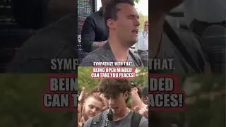 He is so right to be open minded #conservative #liberal #opinion #charliekirk #openmindedness 