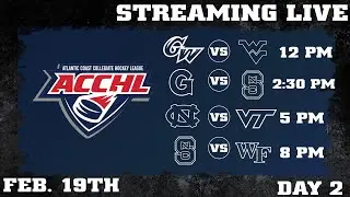 ACCHL Tournament Day 2 Session 2 2/19/22