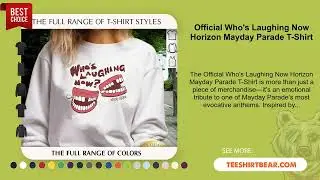 Official Who's Laughing Now Horizon Mayday Parade T-Shirt