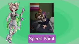 Fuchsia and Clementine Speedpaint