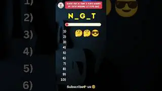 Guess the 10 time and days words by missing letters quiz!