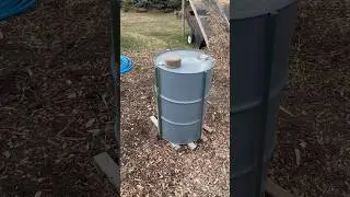 DIY Water Line Support - Compost Heater  #shorts #earthdwellershomestead
