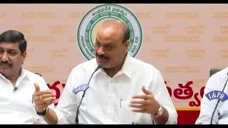 Press Conference by Hon'ble Minister for R&B Infrastructure & Investments Sri. BC Janardhan Reddy