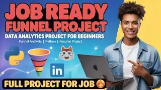 Best Funnel Project Series for Data Analytics | Funnel Analysis for Beginners | Tuta Tech