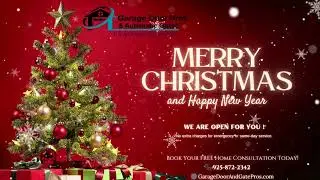 Merry Christmas from Garage Door Pros & Automatic Gates ! 🎄✨