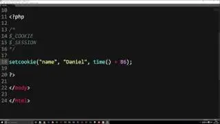 Cookies and sessions in PHP