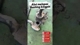 Alat pembuka bushing king pin #automobile #mechanic #viralvideo #otomotif #pakistan