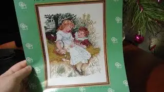 Обзор набора вышивки 12-647 Влюбленные ф. Eva Rosenstand