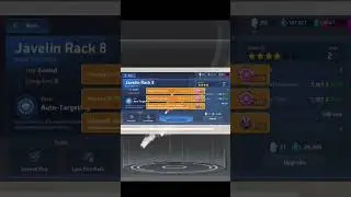 'Javelin Rack 8' Rank Update to ⭐⭐⭐⭐/Shorts video🎥🎥/Mech Arena/Prem Mech Arena Gaming