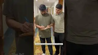 Heartwarming gesture by Superstar Chiranjeevi. ACTOR stops by kids to sign autographs for them.