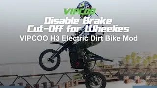 Disable Brake Sensor Wire for Wheelies | VIPCOO H3 Electric Dirt Bike Mod