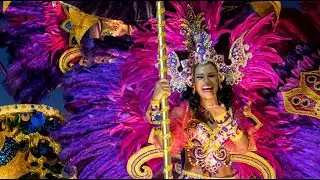 Carnaval de Panamá 2023 en Cinta Costera y Las Tablas - Desfile de Reinas. Programa de Carnaval.