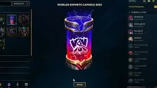 Unveiling the 2023 Worlds Esports Capsule: What's Inside?