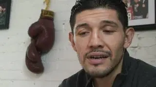 David Diaz trains for his WBC title fight