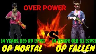 Over Power Guild Leader Fallen vs Guild Officer Mortal Garena Free Fire Custom