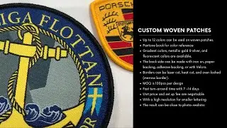 Custom Woven Patches- Woven badge maker
