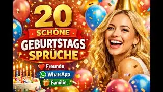 Schöne Geburtstagssprüche | Perfekte Wünsche für Freunde, Familie & WhatsApp