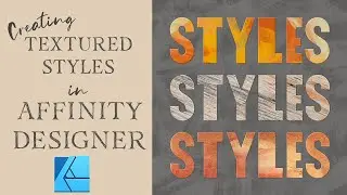 AFFINITY DESIGNER FOR IPAD | Textured Styles Tutorial | Vector Digital Artwork | Beginner Friendly