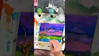 Michelle Wiebe&rsquo;s Guide to Alcohol Ink Tree Painting