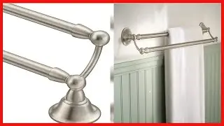 Moen DN6822BN Sage Collection 24-Inch Double-Towel Bar, Spot Resist Brushed Nickel