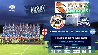 Bumble Bees RUFC (Eng) vs Pumpas XV (Arg) | IMART 2025 – Pamplona