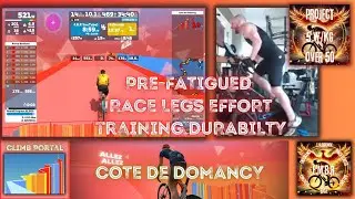 Zwift- Climb Portal - Cote De Domancy - Project 5 w/kg over 50