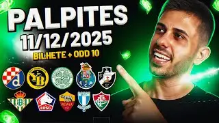 PALPITES DE FUTEBOL DO DIA 11 12 2025 + BILHETE PRONTO E M&Uacute;LTIPLA ODD ALTA