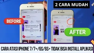 Atasi Gagal Install Aplikasi iPhone 7 / 7 plus / 6s / 6s Plus / fix tidak bisa install app iPhone 7