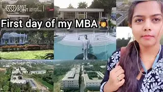 First day of my MBA🥳 | EAST POINT COLLEGE OF HIGHER EDUCATION 👩‍🎓
