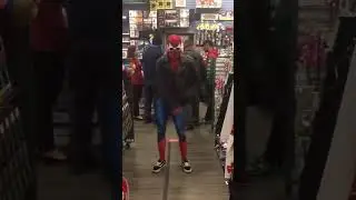 Spider-Man Dances to Take on Me #spiderman