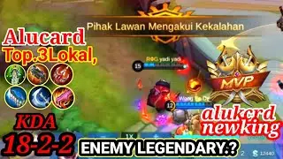 Top 3 Lokal?Alucard Hypercarry. Beginilah jadi.: nya 18kill
