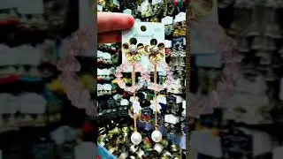 Beautiful and latest New Korean fancy earrings#viralvideo