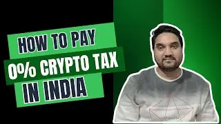 How to Pay 0% Crypto Taxes in India (Legally & Safely!) #crypto #cryptotaxes #cryptoindia
