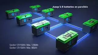 Vid&eacute;o D'Animation 3D Epsilon Lithium-Fer-Phosphate Batteries -SUPER B