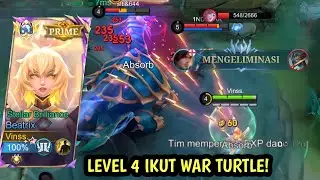 ROTASI BEATRIX KETIKA MENANG LANING! LEVEL 4 WAR TURTLE TANPA HERO CHIP!