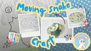 Moving Snake Craft for Kids | Free Printable Activity