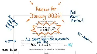 [NEW!] August 2025 Chemistry Regents Review ENTIRE SHORT RESPONSE (Part B-2 and C, #51-85)