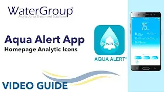 Aqua Alert App: Homepage Analytic Icons | Step By Step Guide