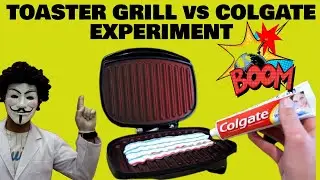 Toaster Grill Vs Colgate Toothpaste Experiment #shorts | MASKMAN SCIENTIST |