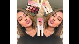 Too Faced Peaches and Creamy Comfort Matte foundation and Just Peachy mattes eyeshadow palette
