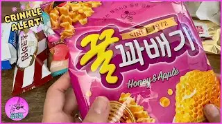 ASMR Mukbang Tasting Korean Snacks | Covert Unicorn