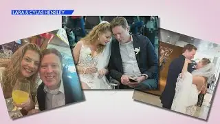 A long distance love story with an airport elopement