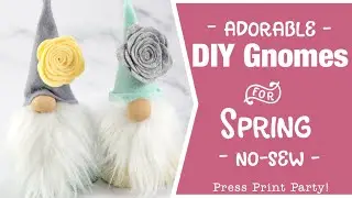 Adorable DIY Gnome Craft for Spring - Easy No-Sew How to Make a Gnome Tutorial Video