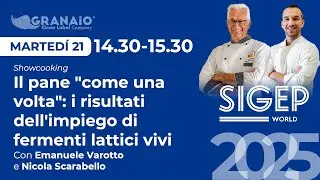 Sigep 2025 – Showcooking con Emanuele Varotto e Nicola Scarabello 