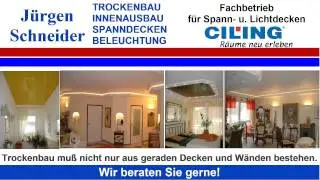 J&uuml;rgen Schneider   Fachbetrieb Spann  & Lichtdecken
