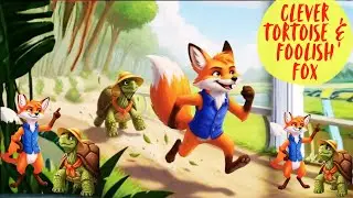 The Clever Tortoise & Foolish Fox | Moral/Mystery/Short stories for Kids | Bedtime  Children Stories