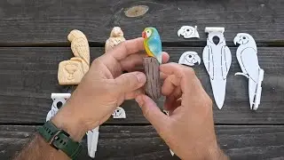 How to Carve a Wooden Parrot   Wood Parrot Whittling Tutorial