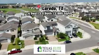 4 Bedroom Home for Sale in Antler's Crossing Subdivision in Laredo, TX
