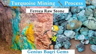 Irani Feroza Raw stone | Turquoise Mining process|ईरानी फ़िरोज़ कहाँ पर मिलता है| #irani #turquoise