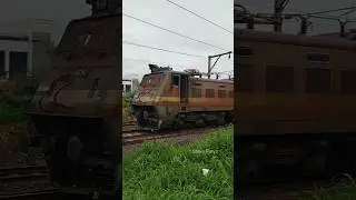 Non Stop Honking By BSL Wap-4 With Mumbai Csmt Express #train #viral #shorts #indianrailways #wap4